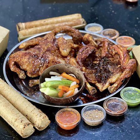 CƠM LAM CHUẨN VỊ - GÀ NƯỚNG THƠM NGON